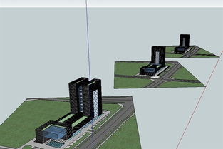 現代電力公司辦公建筑設計 SU模型、效果圖與電力系統(tǒng)安裝一體化方案